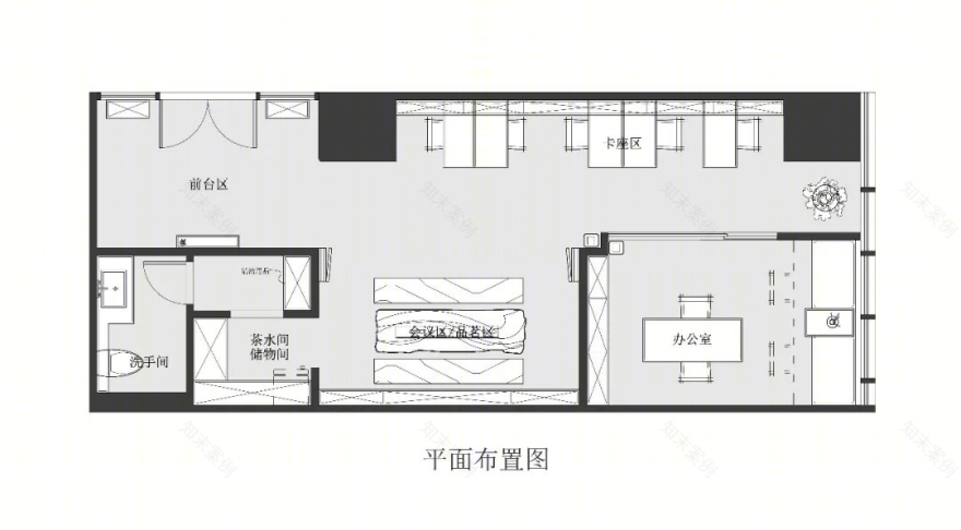 禅意日式办公室,打造宁静舒适空间-24