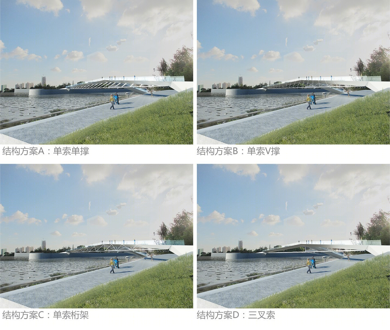 日晖港步行桥 | 轻巧结构与复杂场地的和谐共生-15