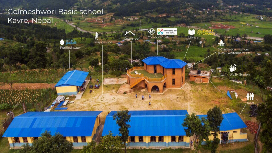 尼泊尔 Gulmeshwori Basic School丨尼泊尔巴格马蒂丨MESH Architectures-35