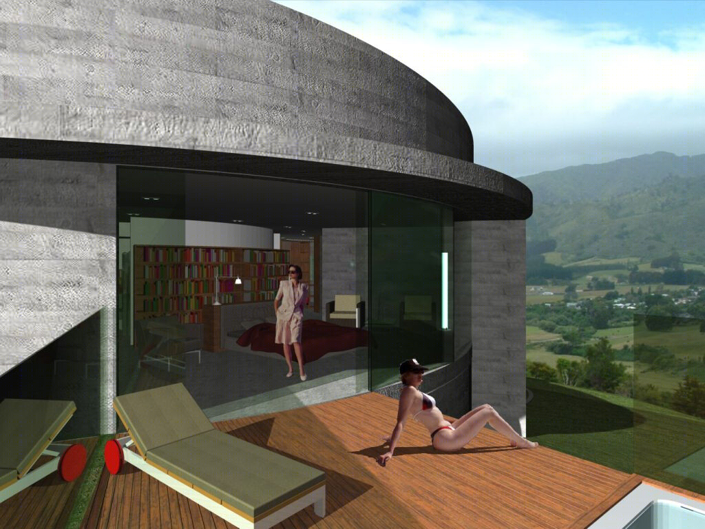 新西兰螺旋形住宅设计-15