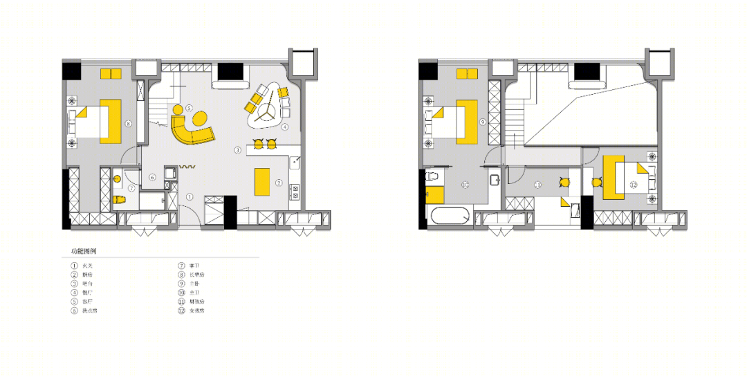 南宁盛天东郡 LOFT 叠层住宅丨中国南宁丨柒颜设计-29