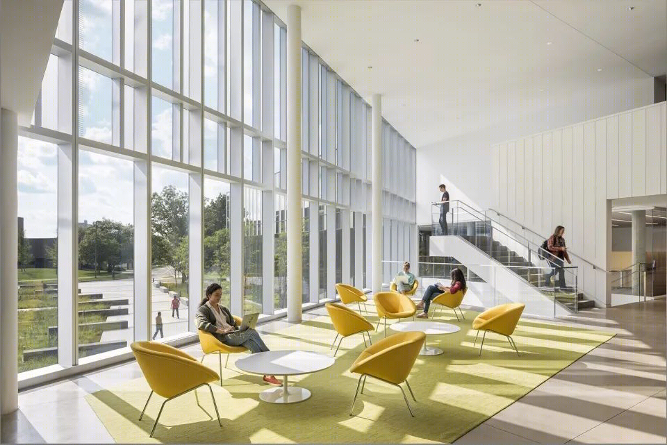 康奈尔兽医学院 | 绿色庭院与画廊大厅的共生设计-24
