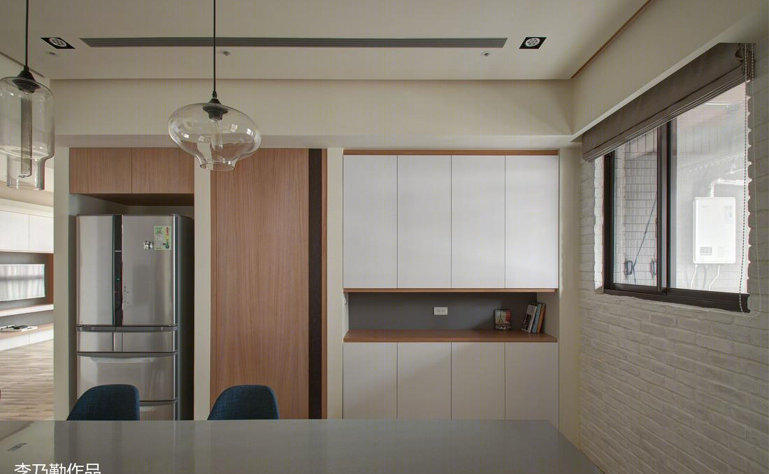 北欧风居家设计，打造一书一厨的生活重心-14