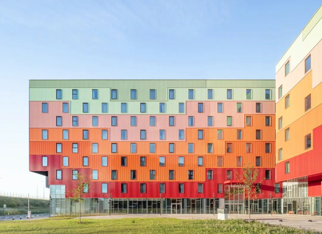 法国彩色立面酒店丨Manuelle Gautrand Architecture-9