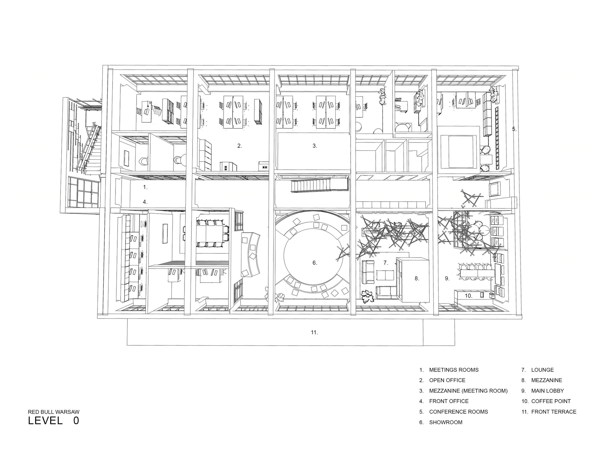 红牛华沙总部丨波兰华沙丨MXCF Architekci-33