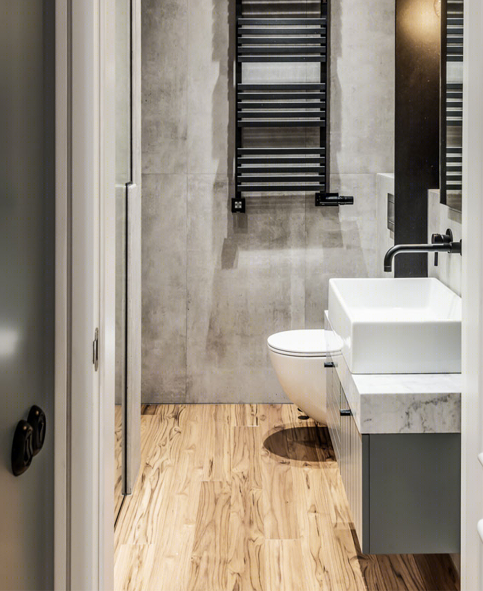 现代优雅的灰色调住宅 | Dizaino Virtuve-15