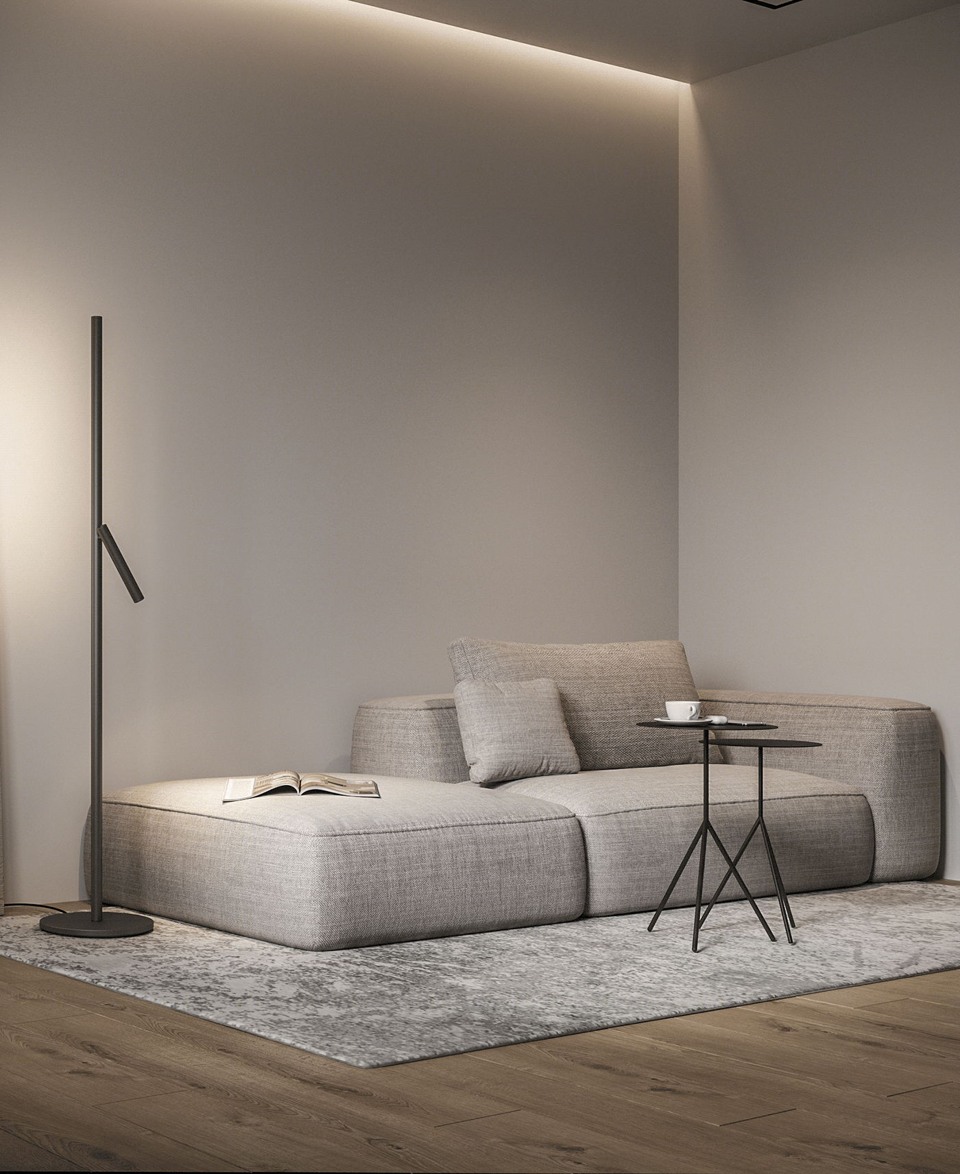 乌克兰75㎡小空间住宅设计-11