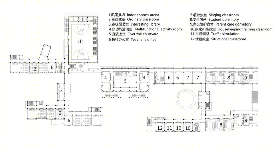 安徽滁州凤阳县特教学校丨中国安徽丨安徽地平线建筑设计有限公司-63