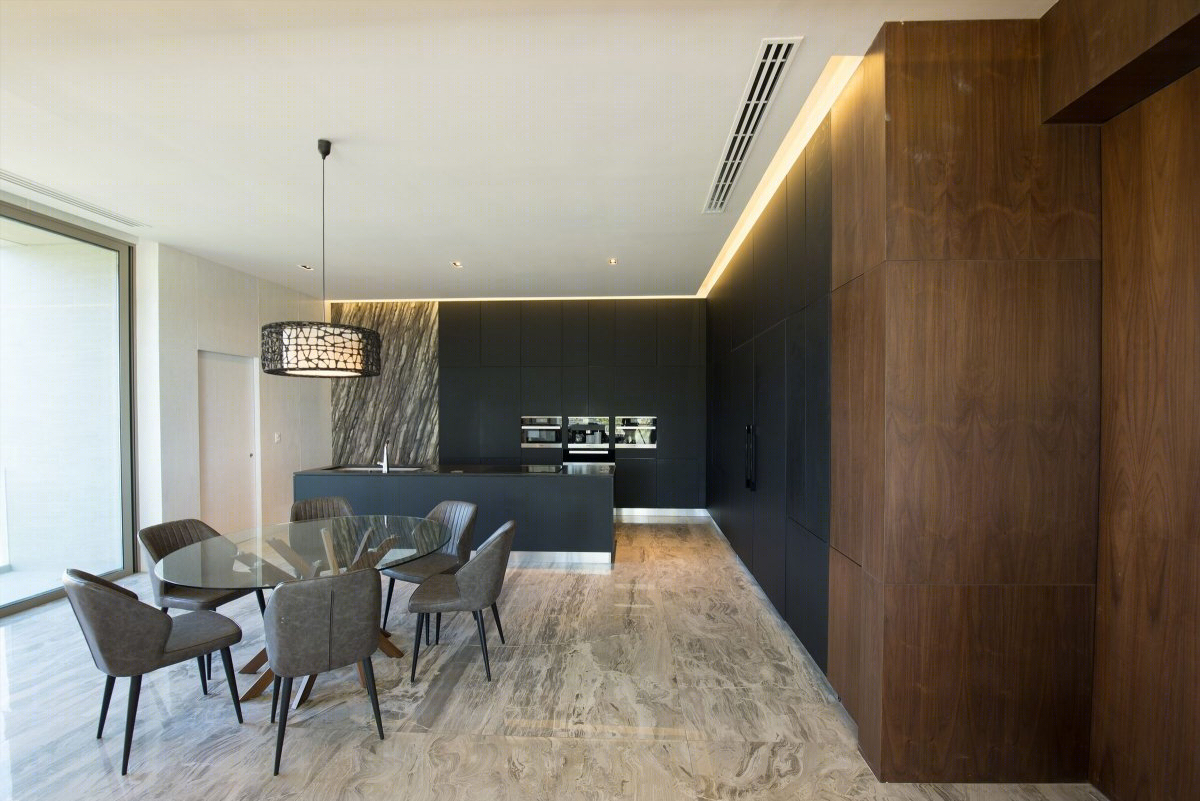 墨西哥 M+B Residence | 玻璃与线性设计的奢华独栋住宅-21