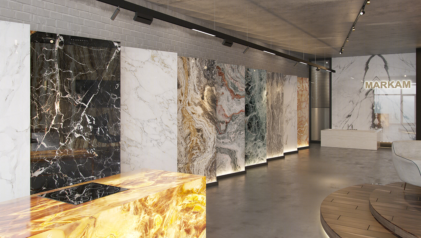 Anastasiya Gushchina丨展厅丨Marble_Showroom/2021-3