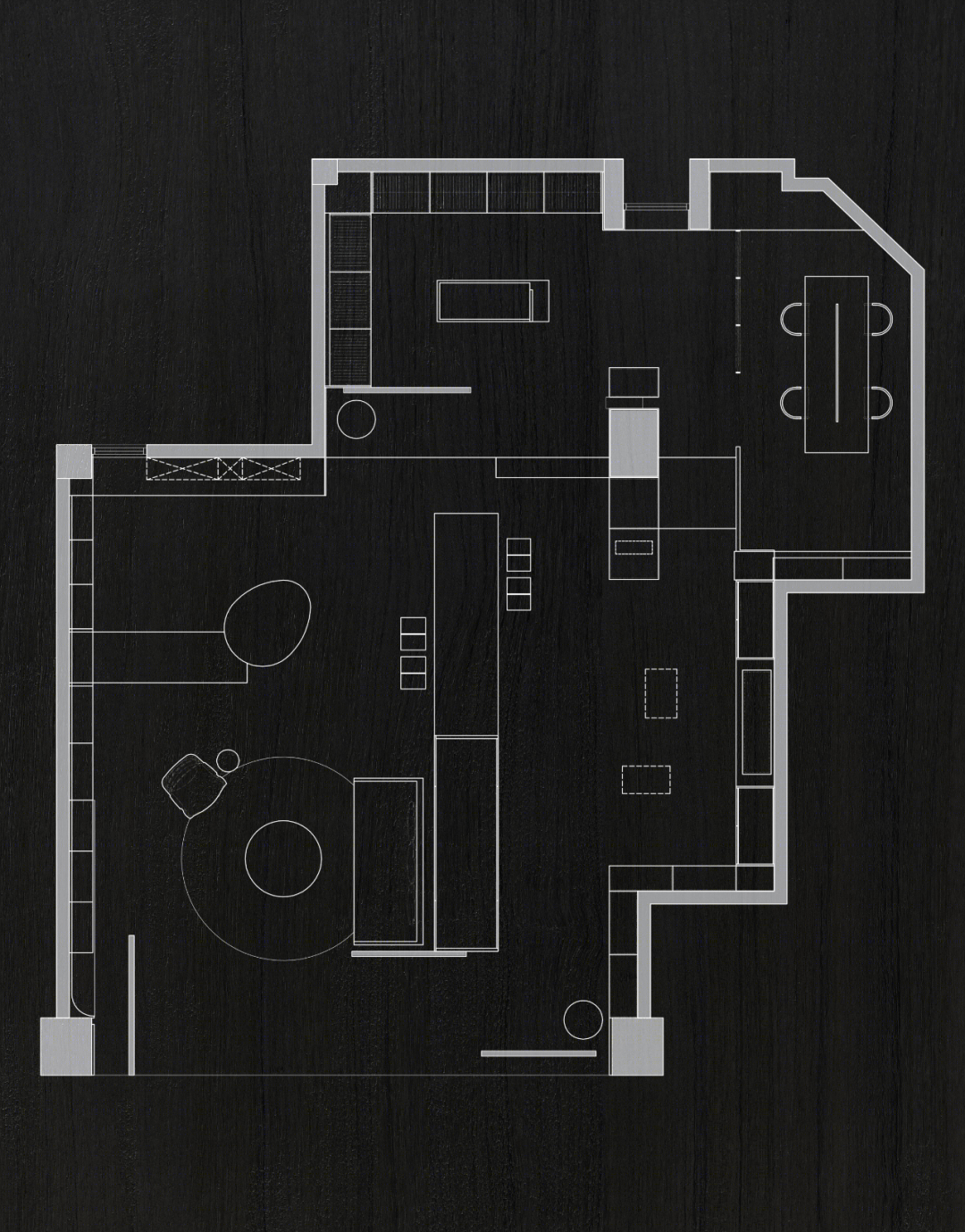 XINA SPACE 高端全屋定制展厅设计丨中国汕头丨HRAMN 汉马建筑-79