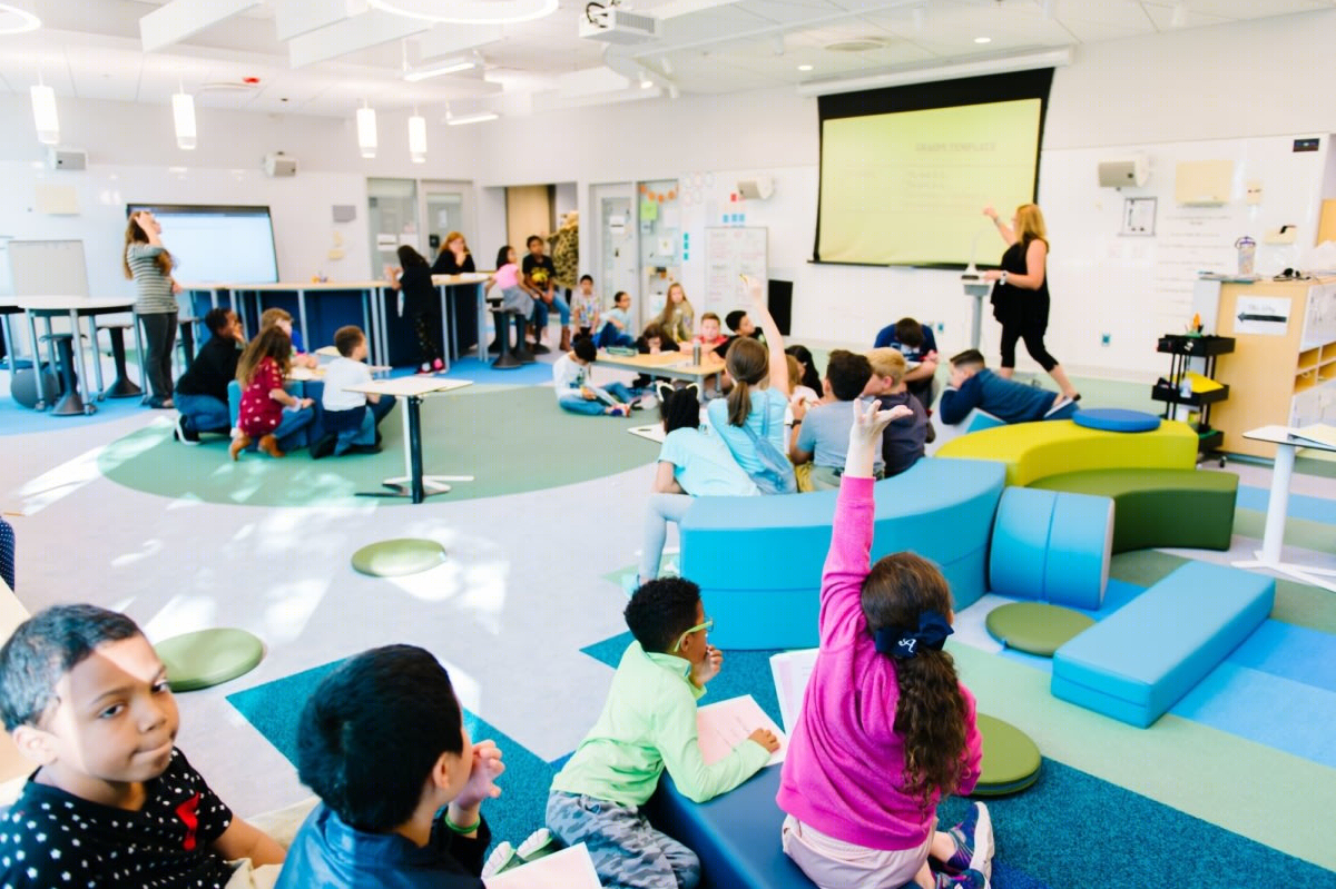 Eden Park Elementary 灵活学习空间设计丨美国克兰斯顿丨Fielding International-14