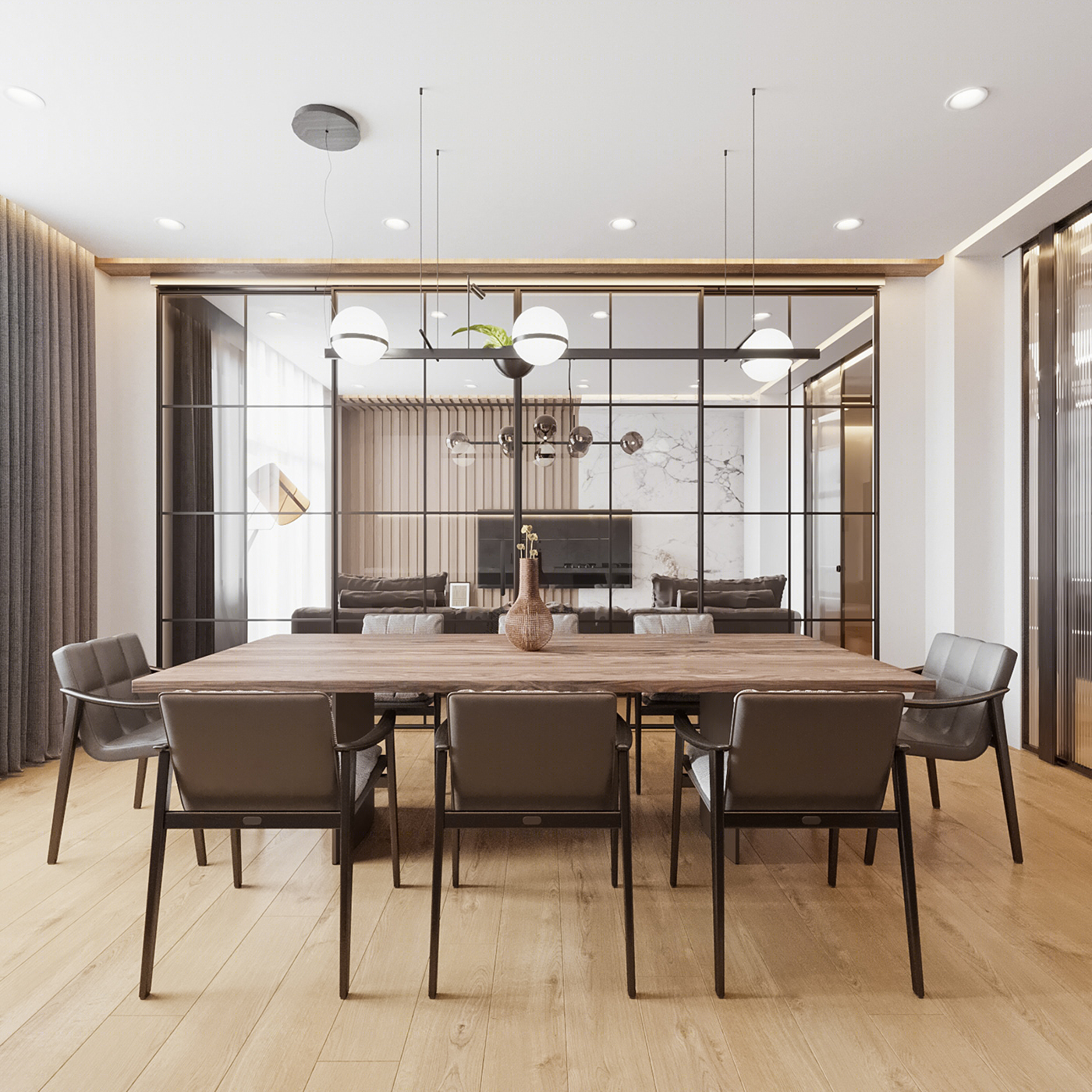 Anastasiya Gushchina丨平层丨Scandinavian interior design-7