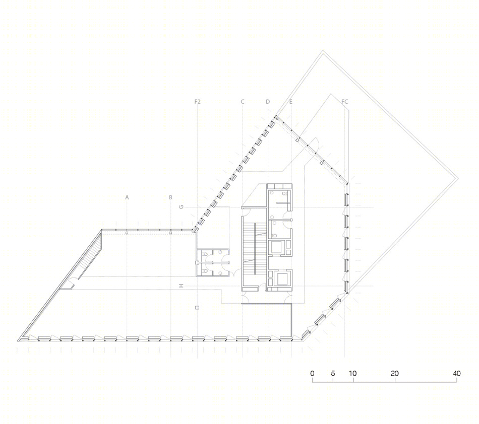 法国里尔 Euravenir 大楼丨LAN architecture-33