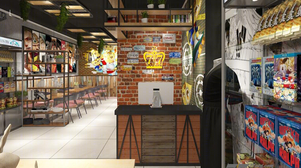 77 动漫店室内设计-48