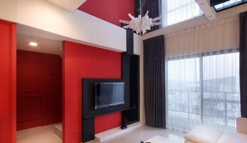 香榭林-- 紅與黑 | 夜店風居家設計-24