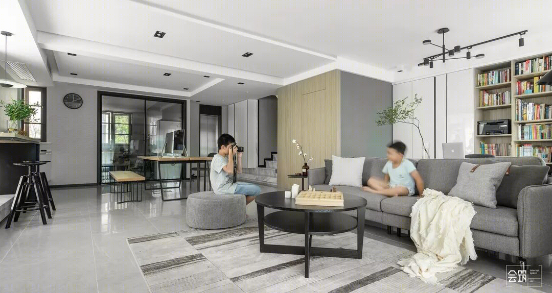 南京 155㎡简约舒适家居,安生归隐生活-5