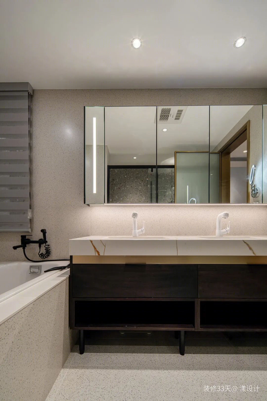 深圳南山区 150 平现代轻奢质感错层三室丨中国深圳丨漾设计（深圳）-37