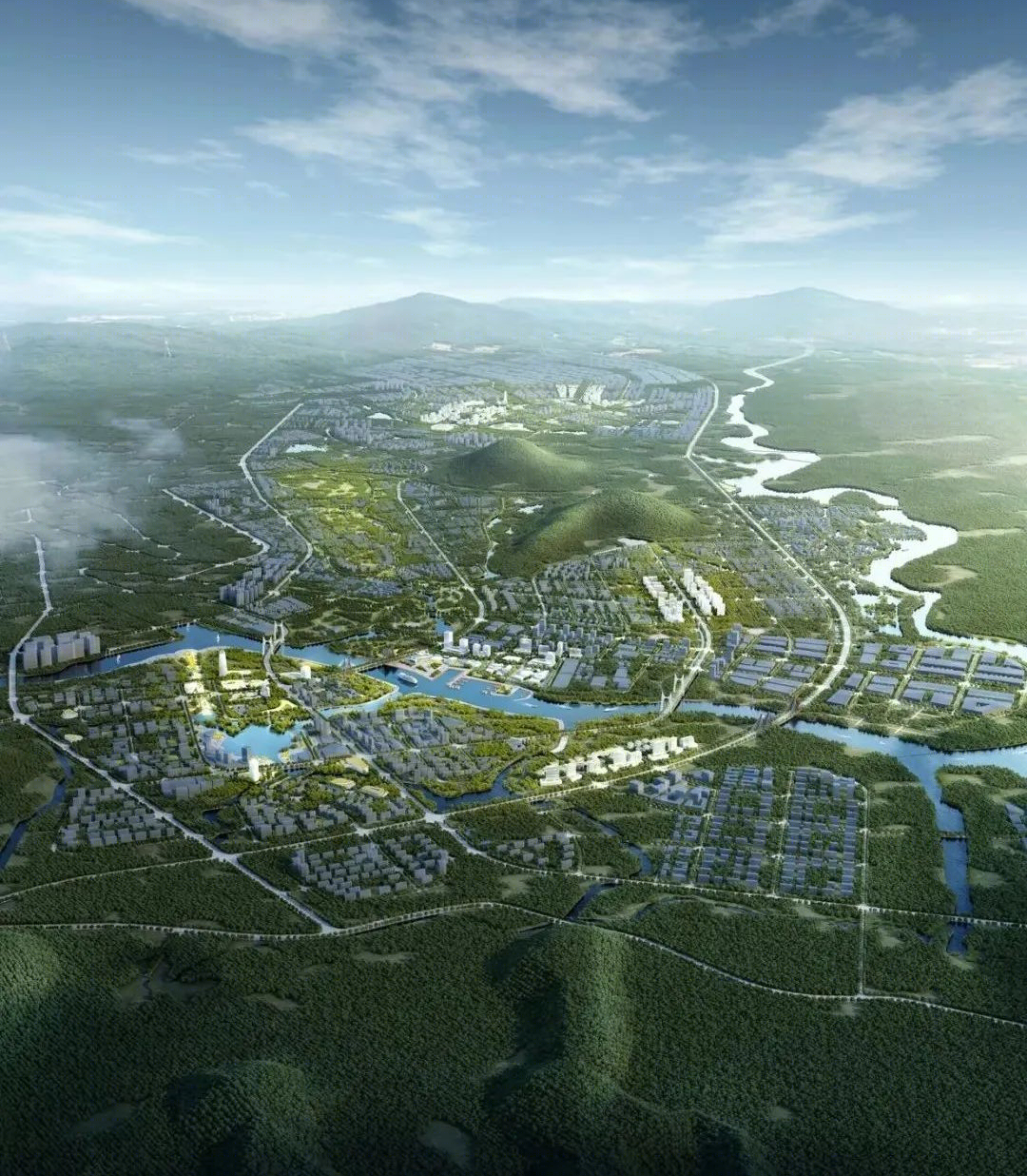 巢湖市旗山新区总体发展规划及城市设计丨中国安徽丨中国中建设计研究院有限公司-1