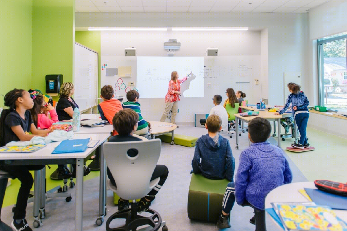 Eden Park Elementary 灵活学习空间设计丨美国克兰斯顿丨Fielding International-16