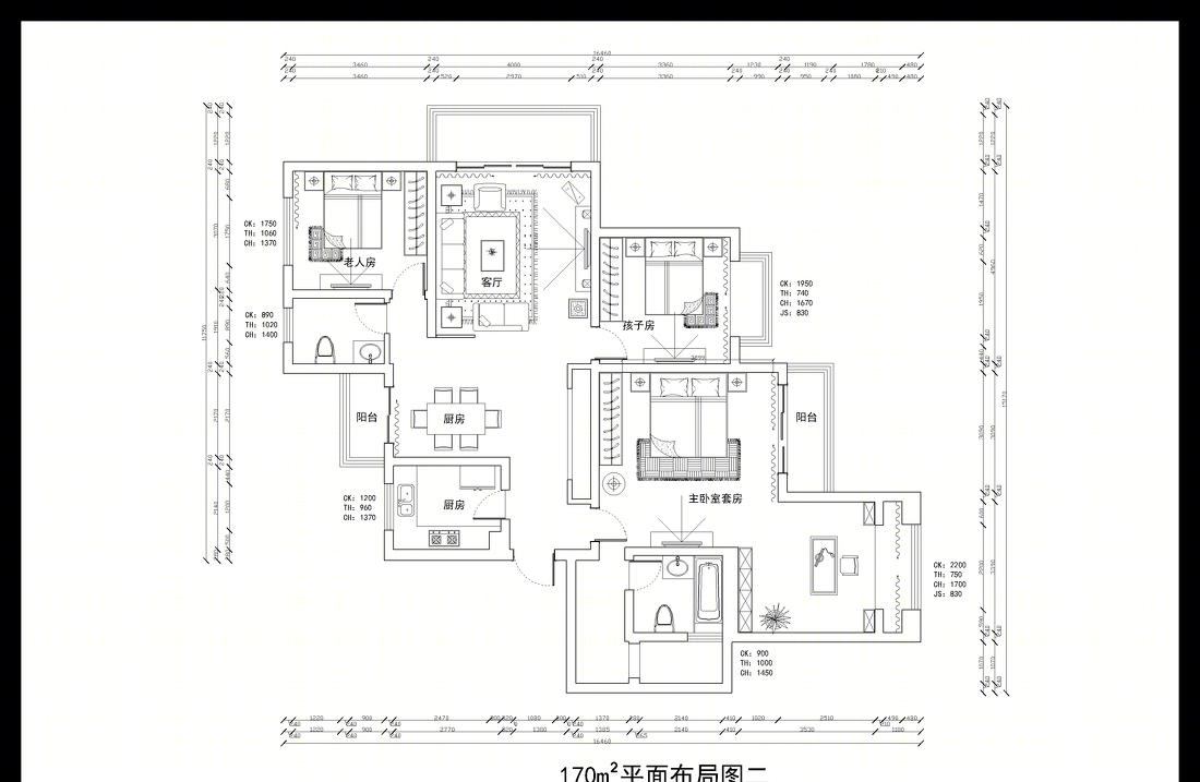 
春秋华庭B户型新中式 -0