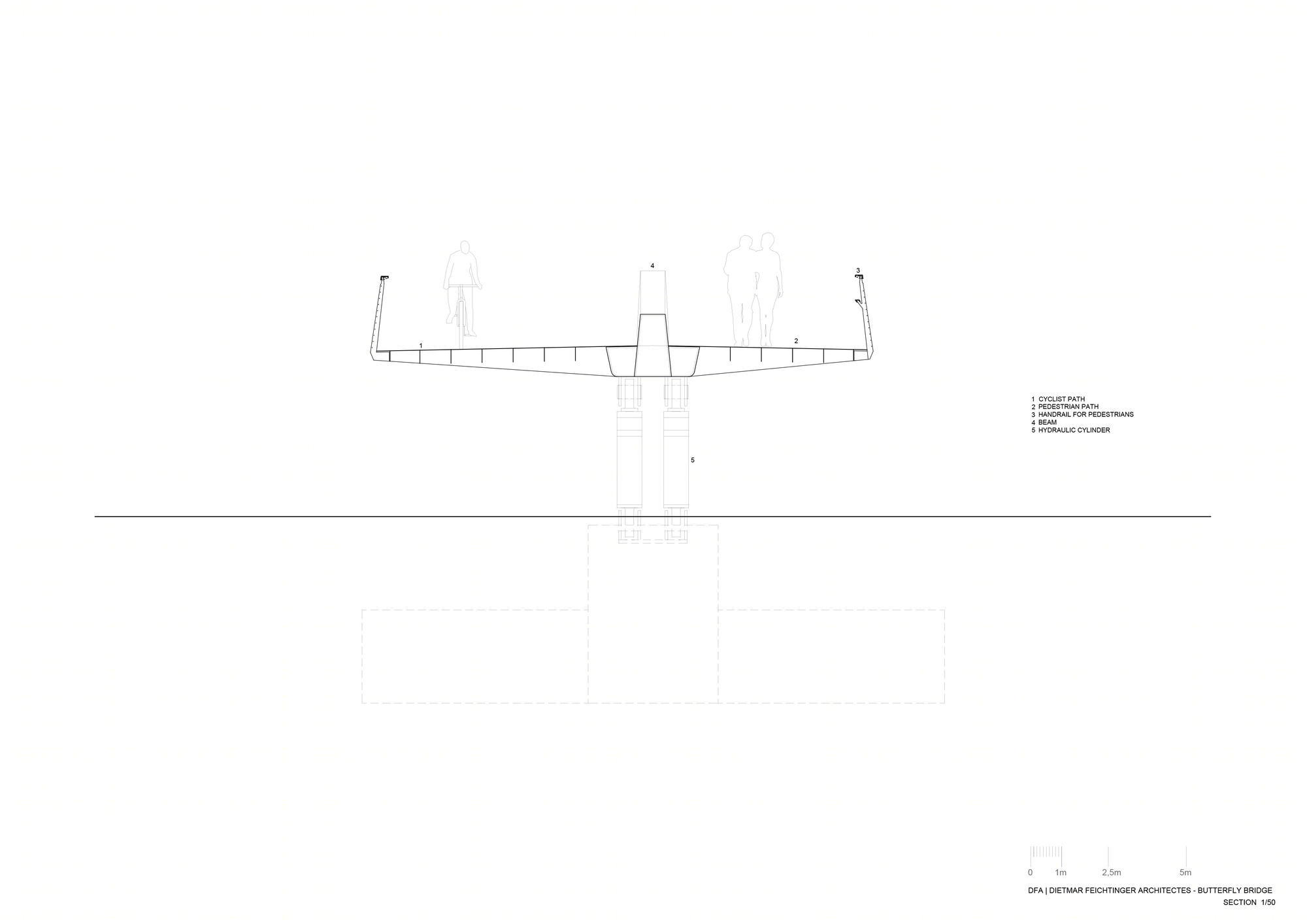 丹麦蝴蝶大桥丨Dietmar Feichtinger Architectes-26