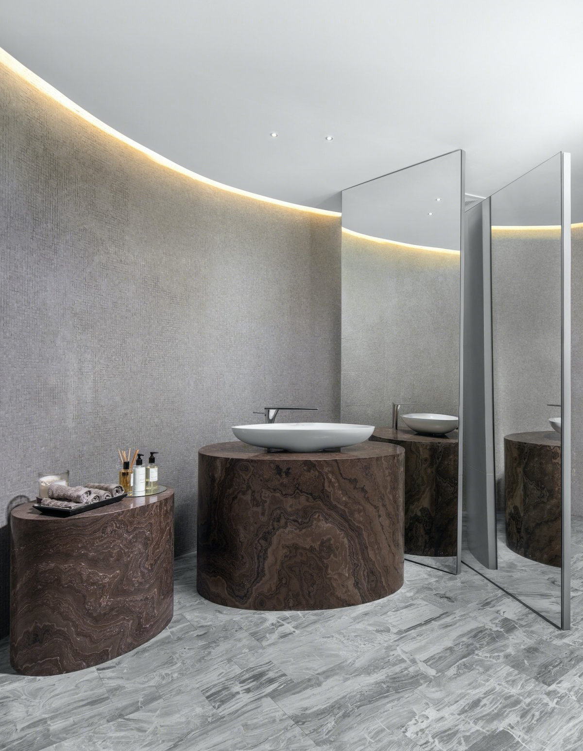 墨西哥 M+B Residence | 玻璃与线性设计的奢华独栋住宅-23