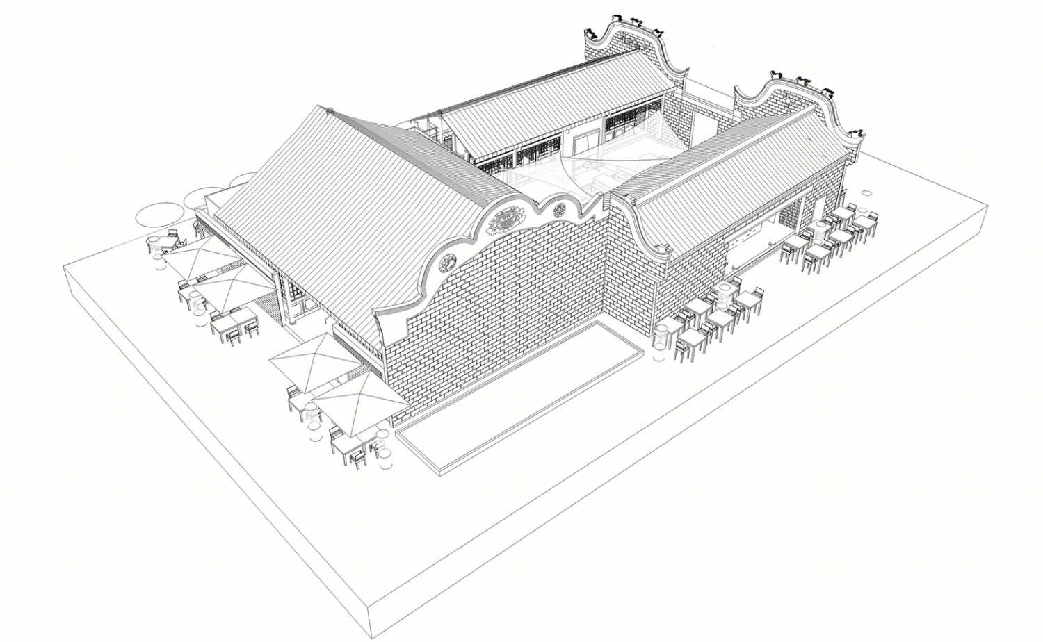 成都Abbaye比利时餐厅丨MRDA Architects-38
