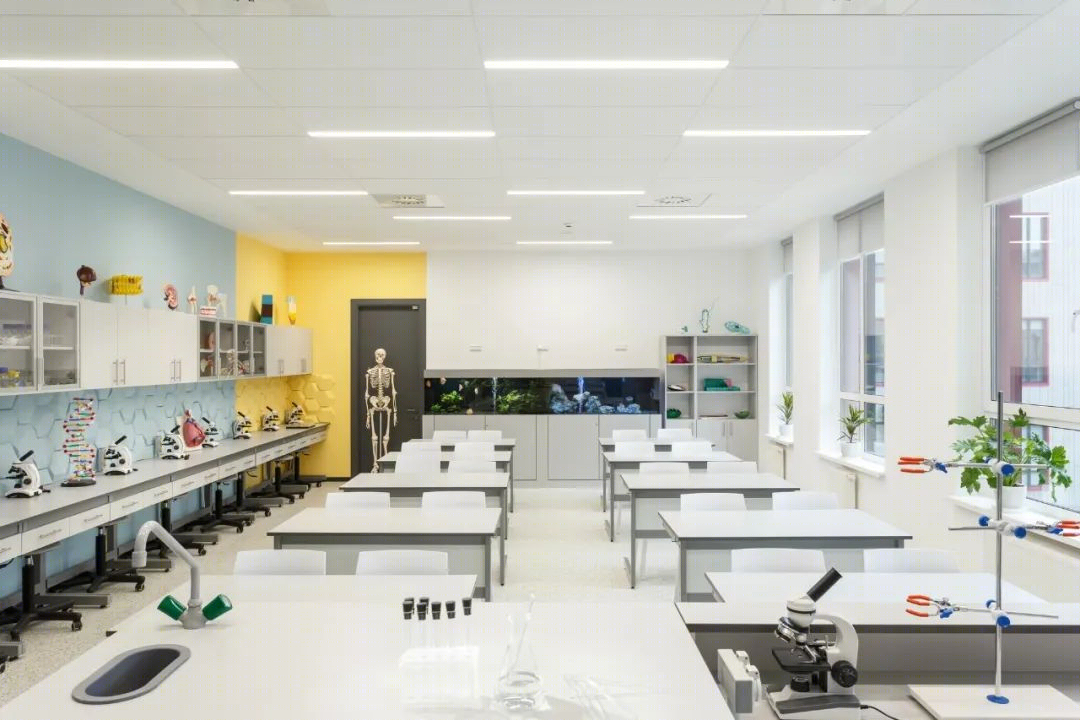 多彩基辅学校体育馆，寓教于乐的空间设计-17