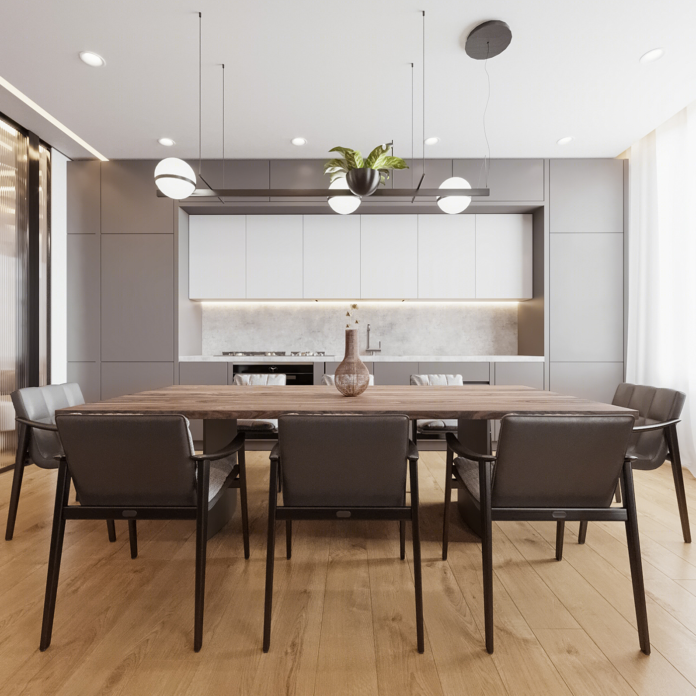 Anastasiya Gushchina丨平层丨Scandinavian interior design-8