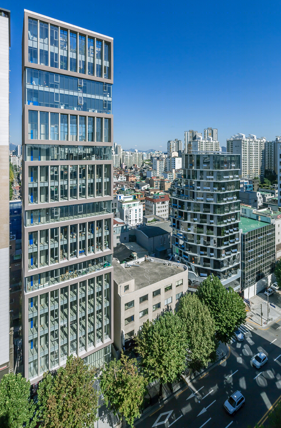 首尔江南区“竹塔”共享办公楼丨韩国首尔丨UNSANGDONG Architects Cooperation-11