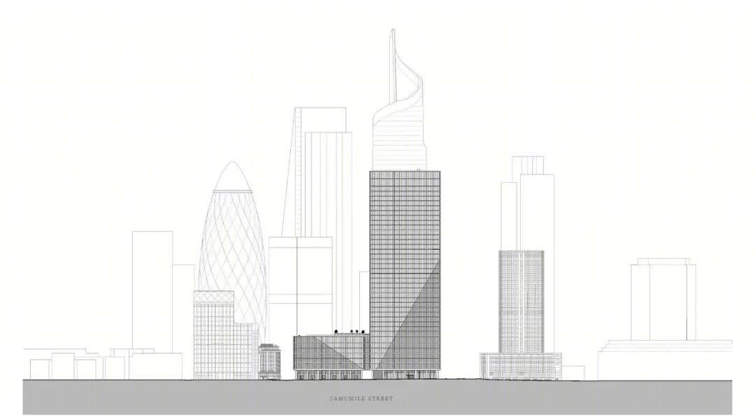 伦敦 100 Bishopsgate 办公建筑丨英国丨Allies and Morrison-43