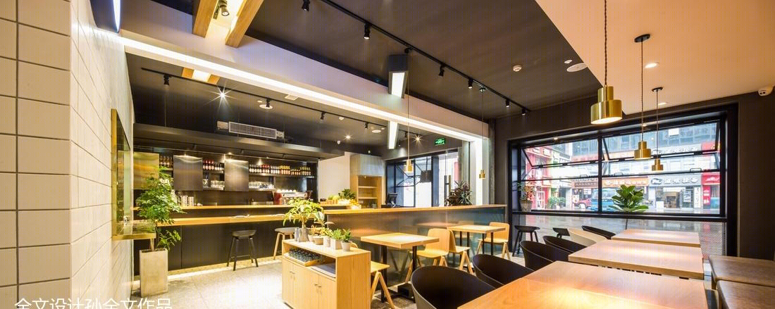 《每天》美式休闲餐厅 | 复古融合现代,打造轻松休闲用餐环境-31