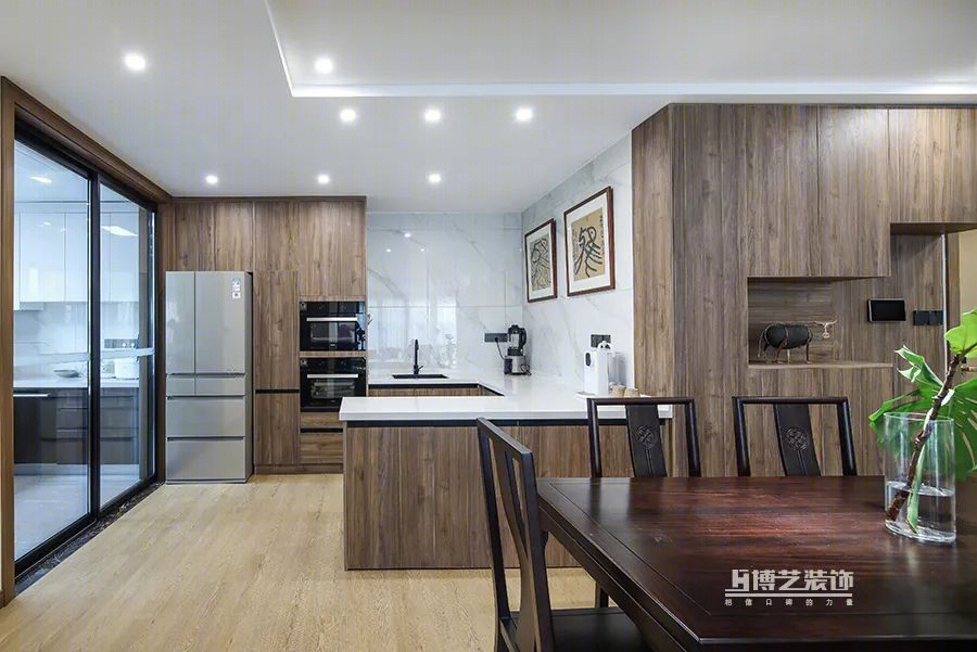 新中式与现代简约的完美碰撞 · 148㎡新中花园实景赏析丨博艺装饰-25