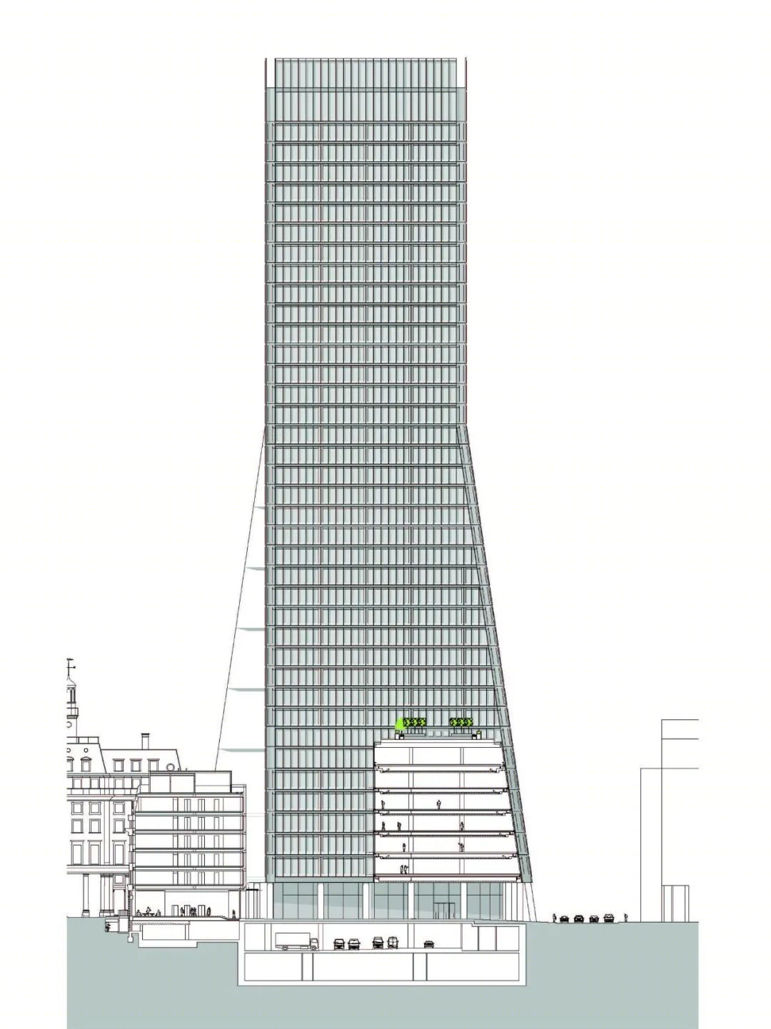 伦敦 100 Bishopsgate 办公建筑丨英国丨Allies and Morrison-45