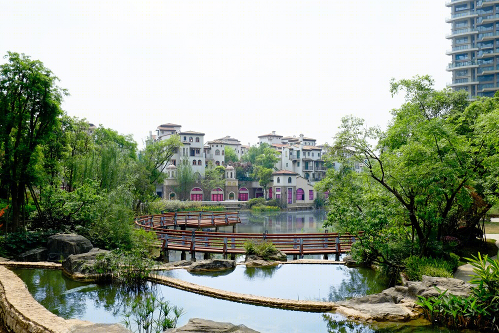 成都麓山国际社区因特拉肯景观 | 双中庭园林户户观景-6