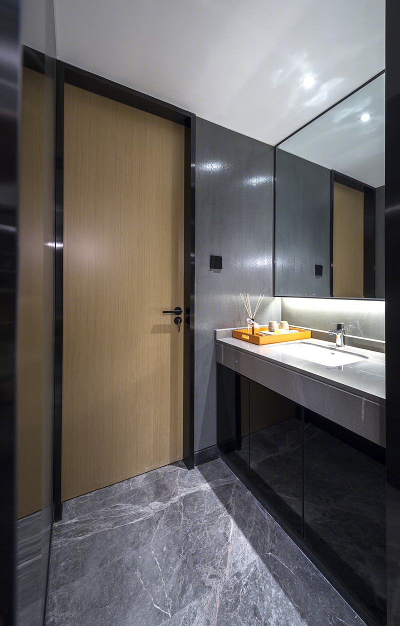 90 后单身男士的简约纯净空间-21