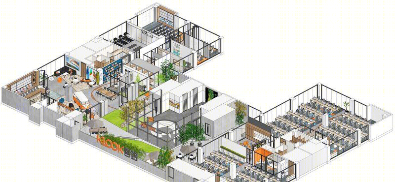 WES DESIGN 丨 KLOOK 深圳办公室设计-6