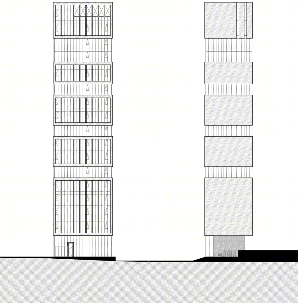 首尔江南区“竹塔”共享办公楼丨韩国首尔丨UNSANGDONG Architects Cooperation-14