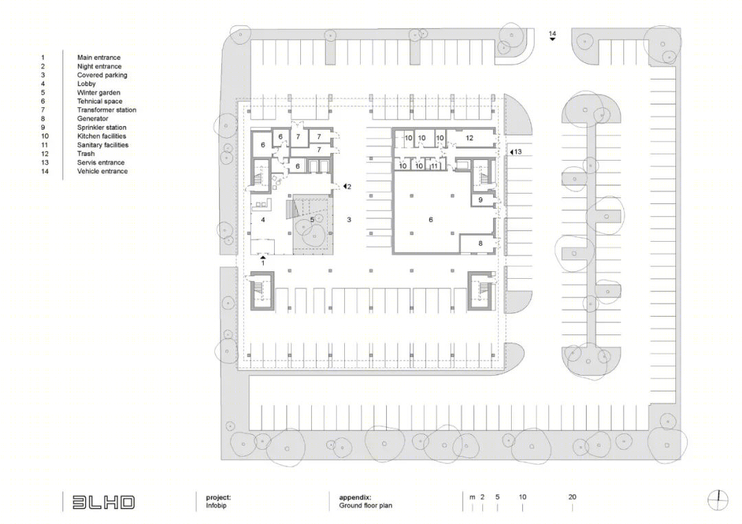 自给自足的有机体 · 克罗地亚 Infobip 混合建筑丨3LHD-49