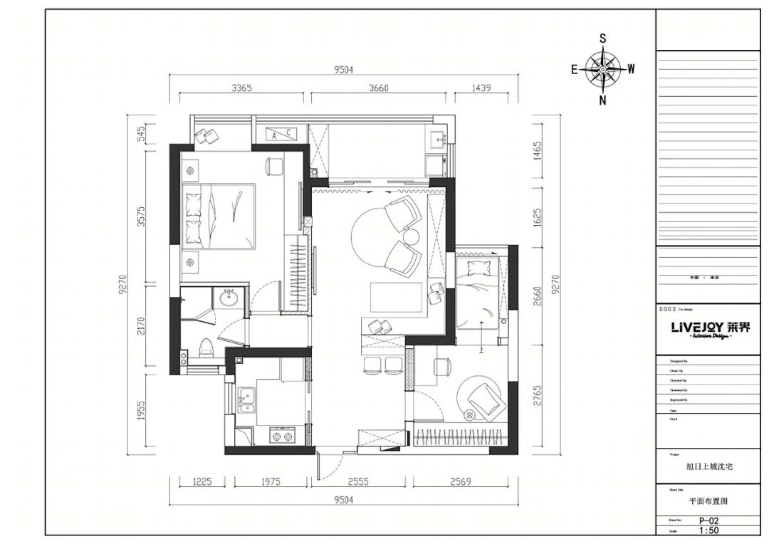 蓝白北欧小屋，小空间大利用-45