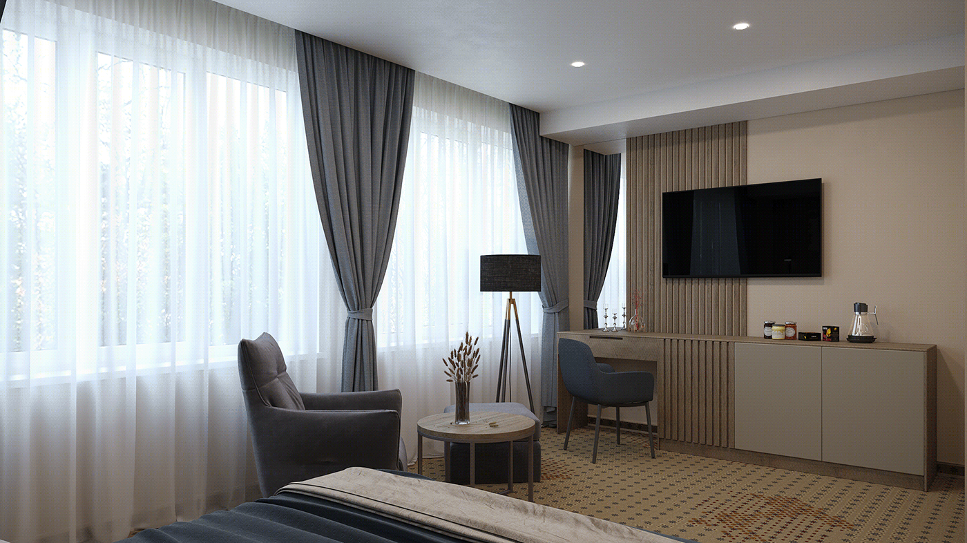 Anastasiya Gushchina丨酒店丨Standart rooms (hotel "Taezhnyi")-1