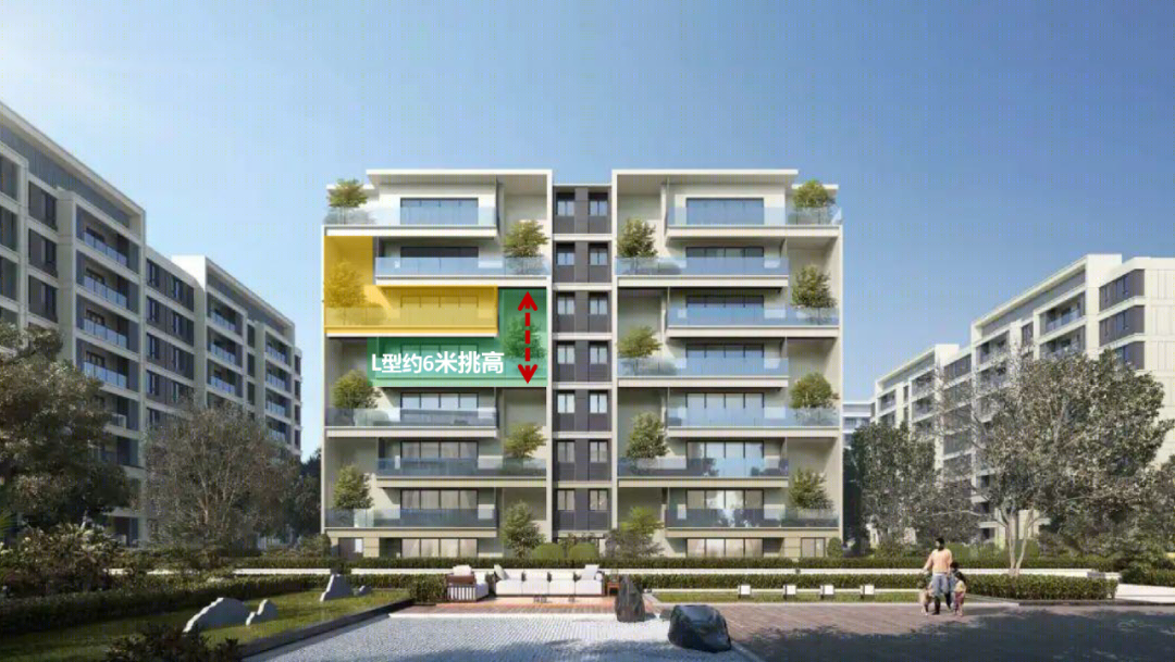 “错层挑高阳台”设计案例丨中国重庆丨各大房企-31