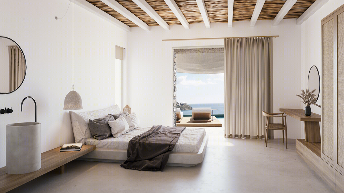 Mykonos FLivadi Villa · 希腊海滨的现代奢华别墅丨Chorografoi architects-9