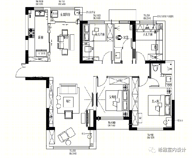 梅溪香山 140 平现代简约家，满足三代同堂的祥和生活-10