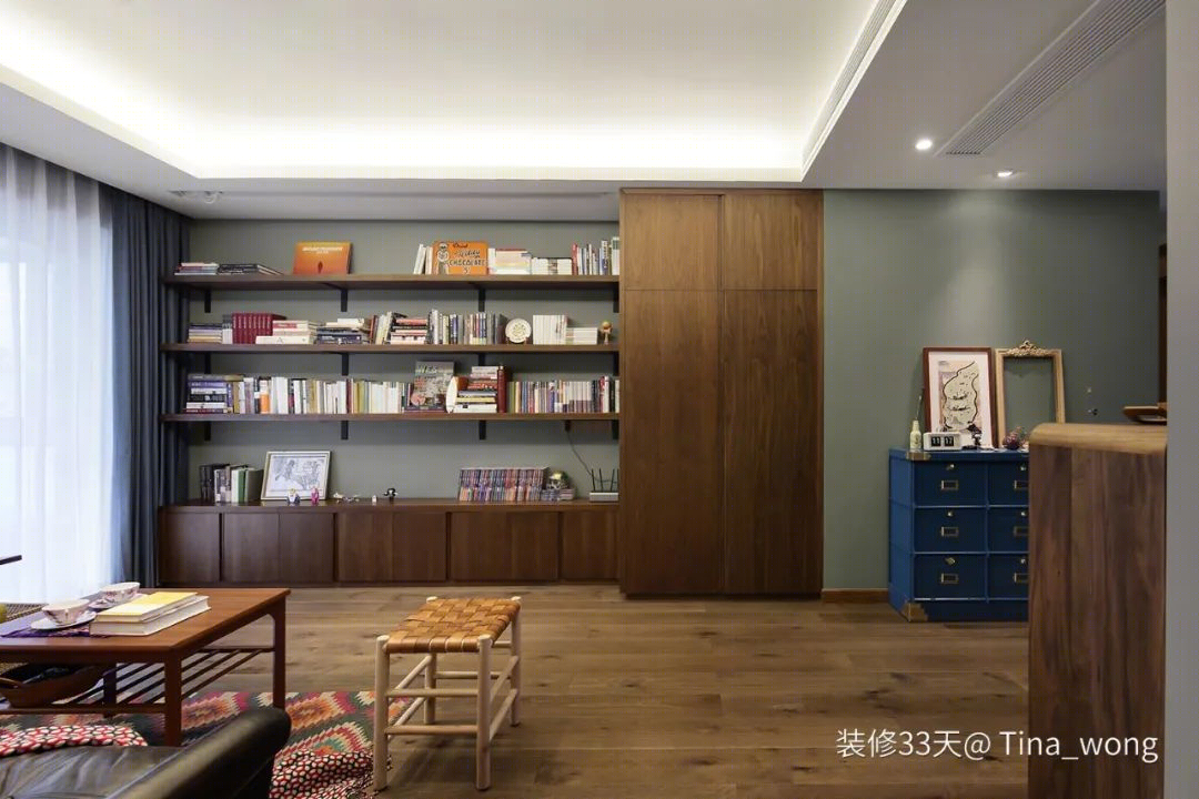 简约复古实木调三室丨中国上海丨Tina_wong（上海）-11