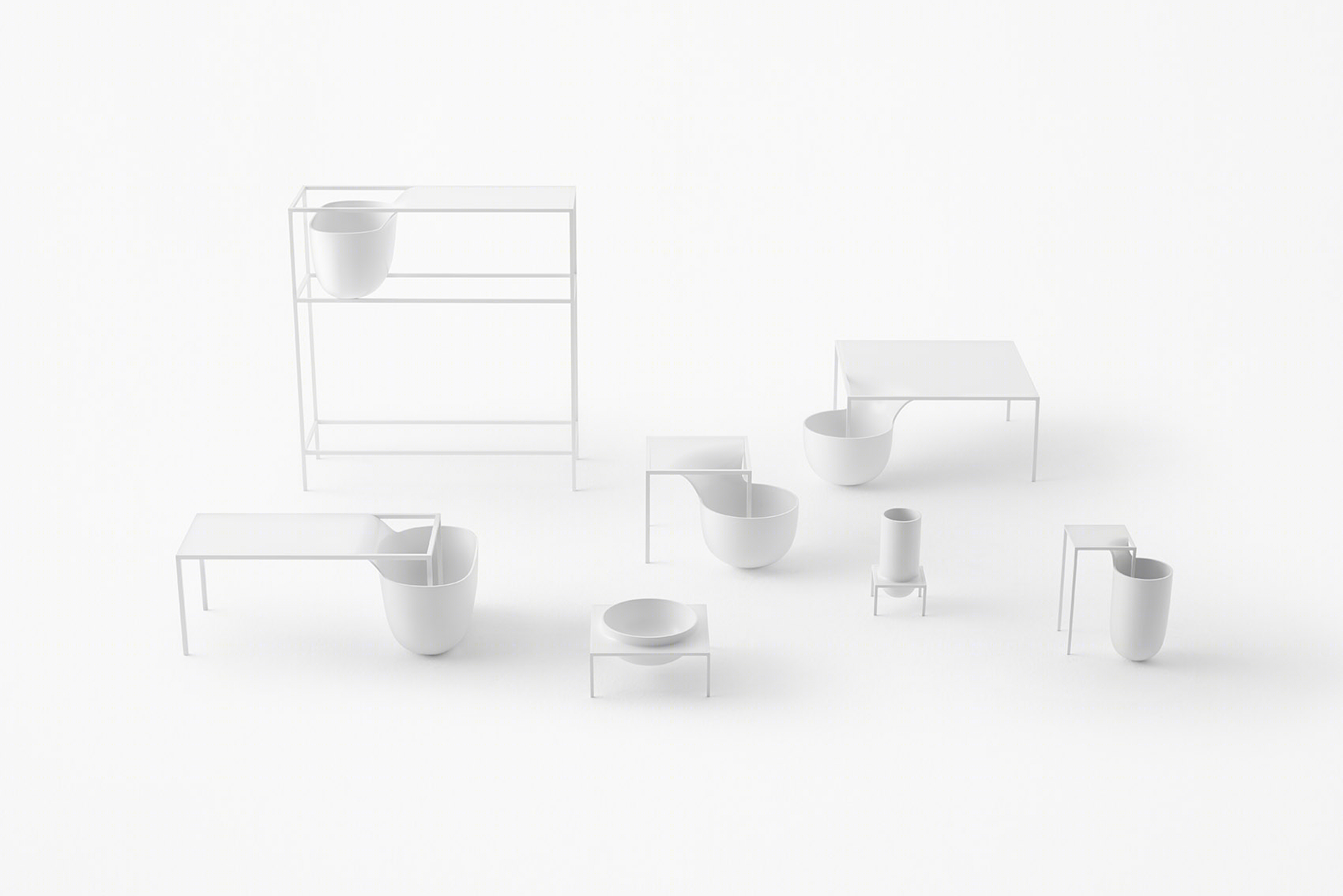 nendo 设计新作 | 可组合沙发与融化式桌子-8
