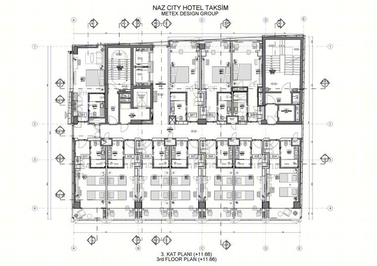 土耳其Taksim纳兹城酒店丨Metex Design Group-61