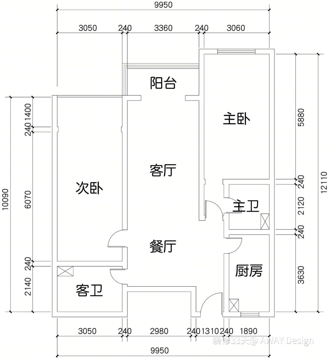 上海徐汇区复古绿调住宅丨中国上海丨AWAY Design（上海）-3