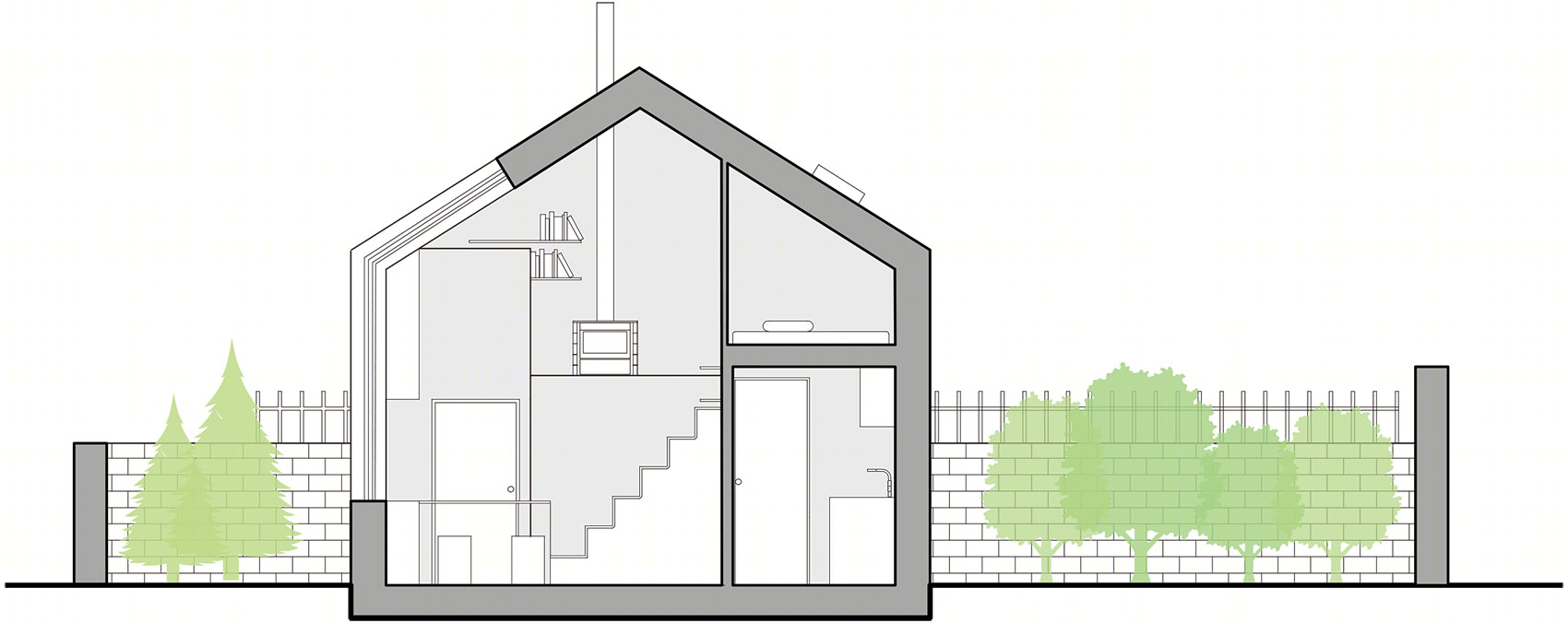 高纬度之家 · 哈尔滨历史街区的包裹性新建筑-47